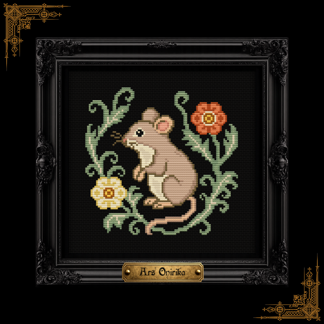 Arts & Crafts Mini Cross Stitch Pattern Bundle Small Tiny Garden