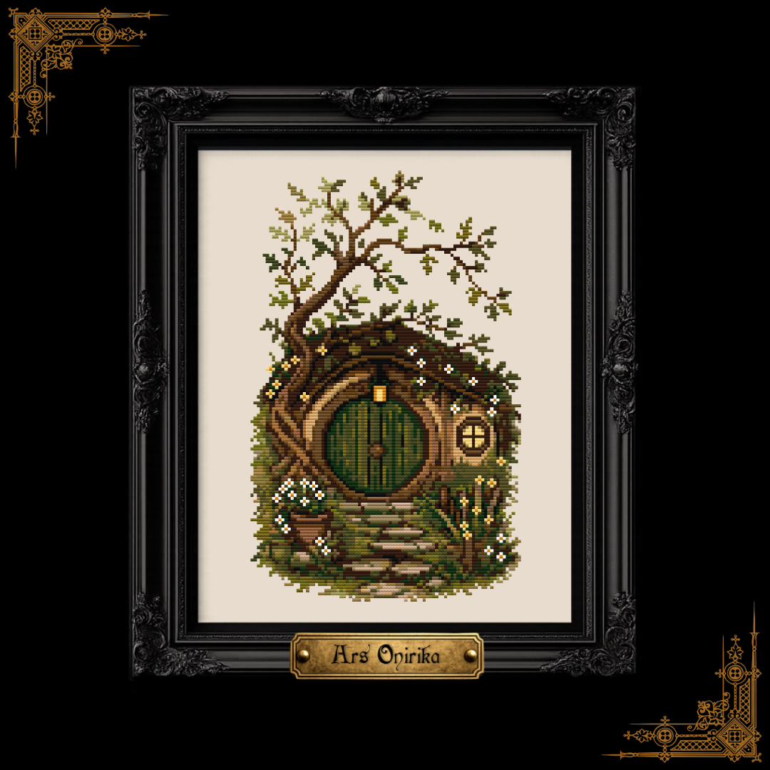 Hobbit Door - Cross Stitch Pattern (Copia)