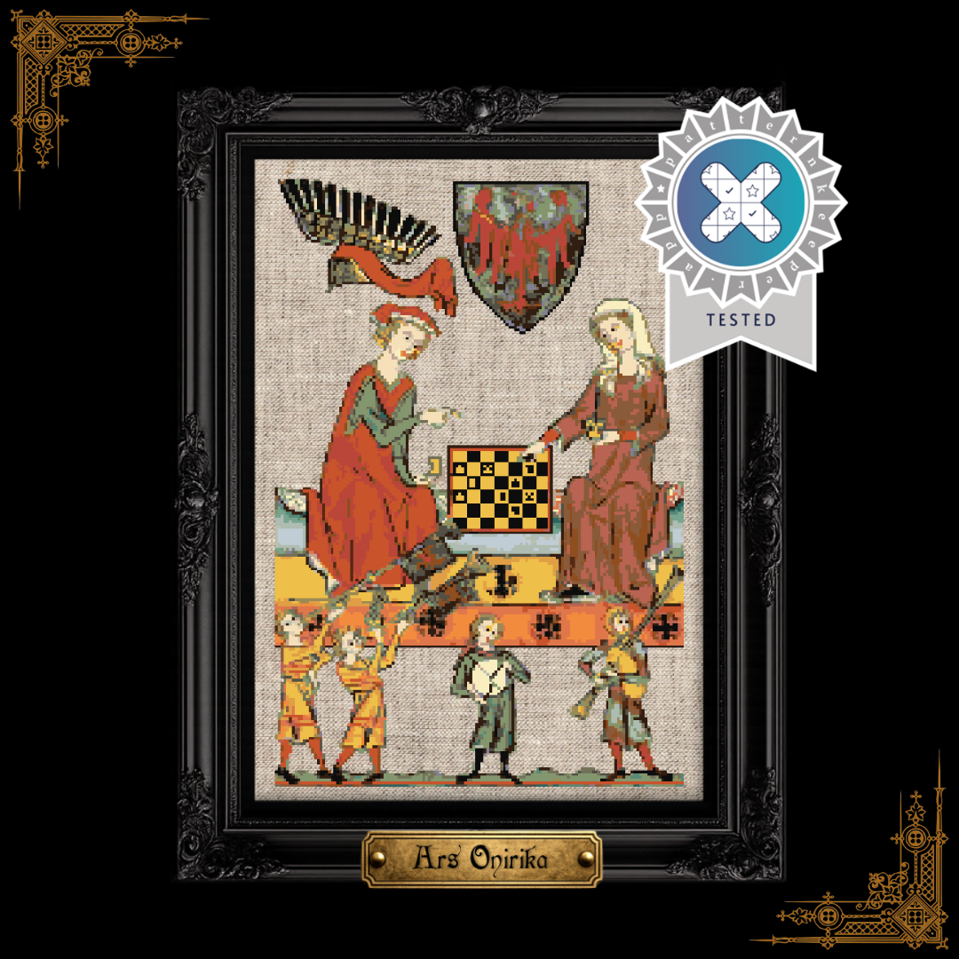 Medieval Codex (III) โ Codex Manese Cross Stitch Pattern