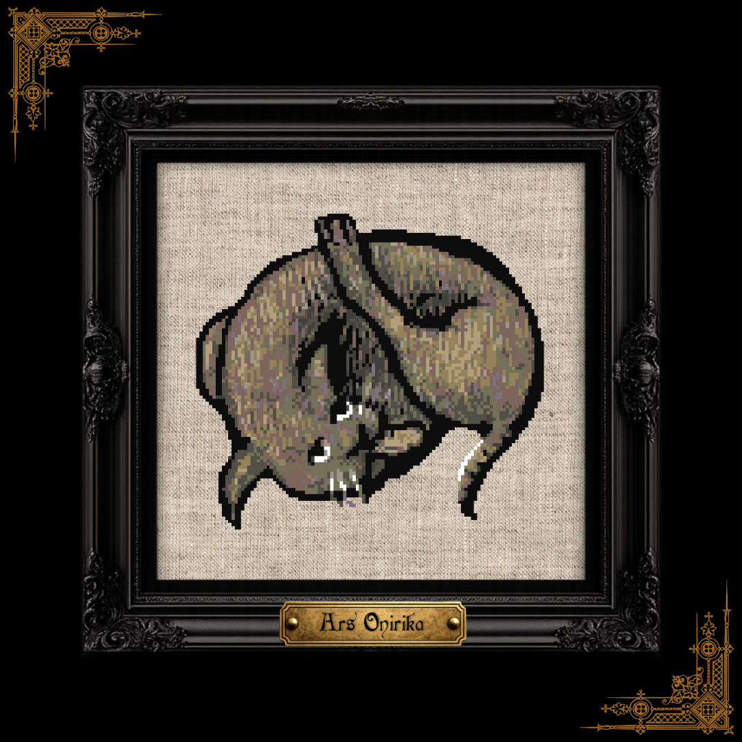 Medieval Cat II - Cross Stitch Pattern