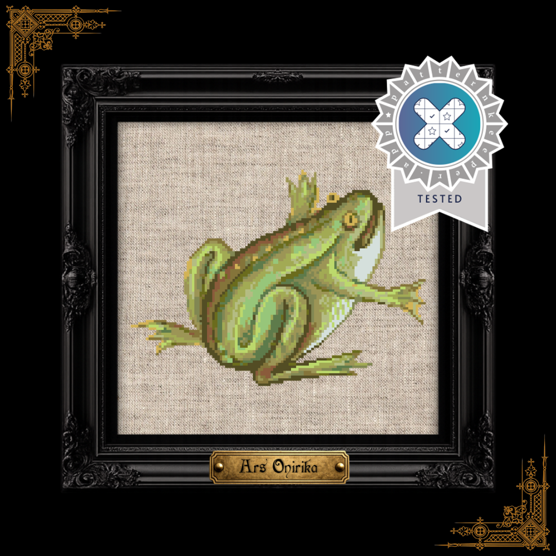 Medieval Frog - Cross Stitch Pattern