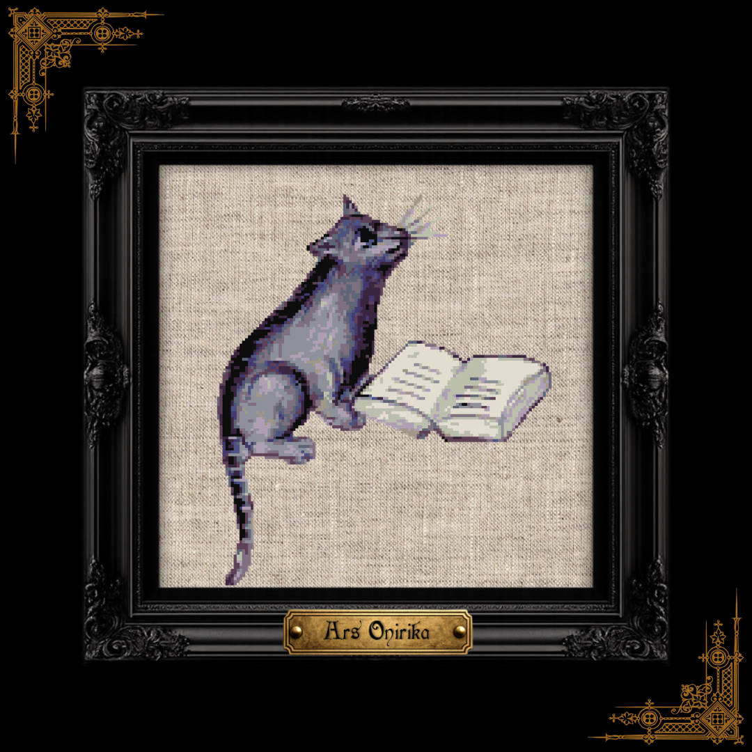 Medieval Cat - Cross Stitch Pattern