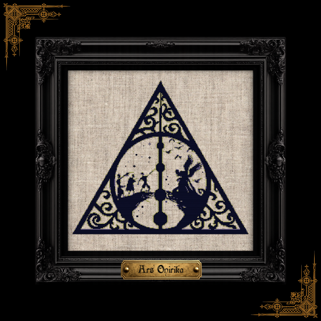 The Deathly Hallows - Cross Stitch Pattern