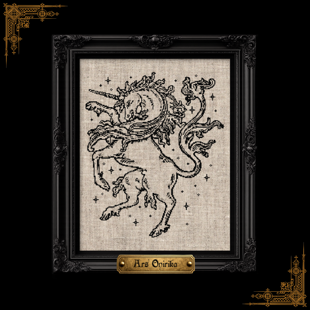 Medieval Unicorn - Cross Stitch Pattern