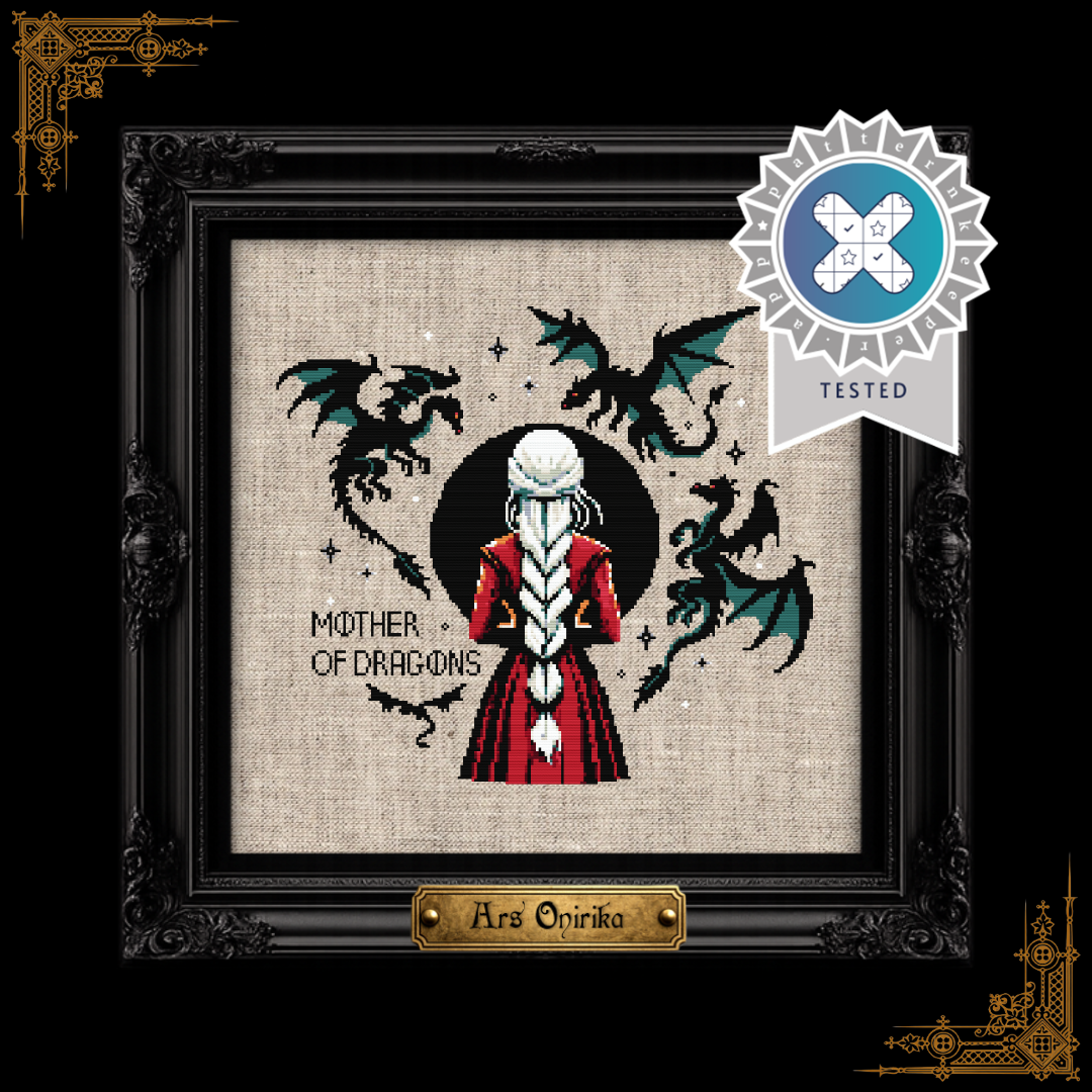 Mother Of Dragons - Cross Stitch Pattern