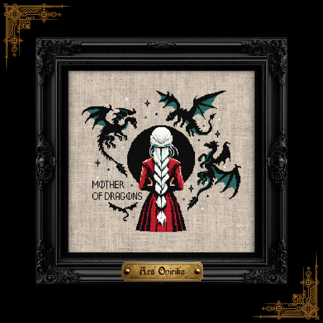 Mother Of Dragons - Cross Stitch Pattern