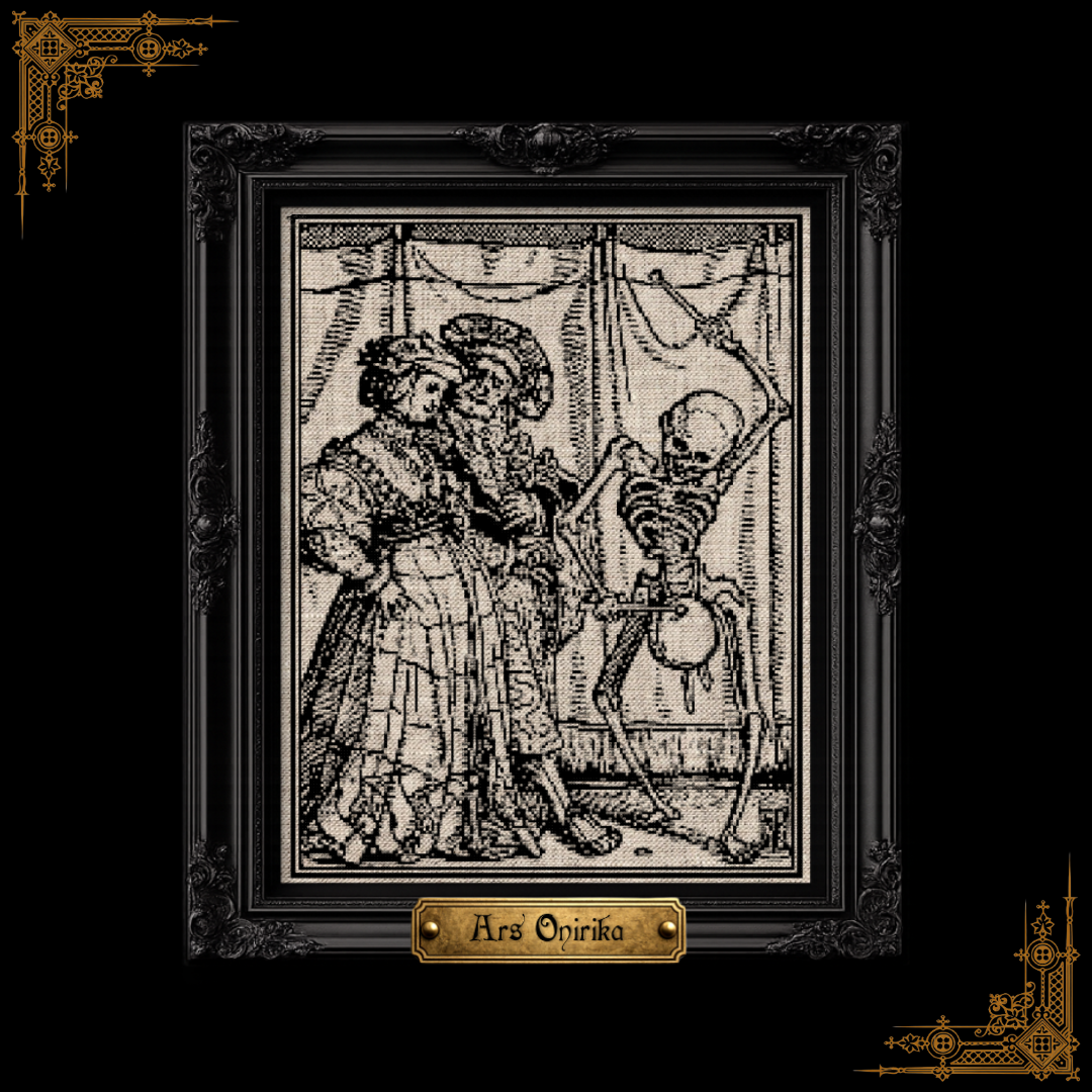 Death And The Noblewoman - Cross Stitch Pattern