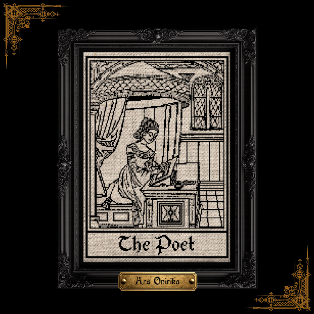 The Poet - Cross Stitch Pattern