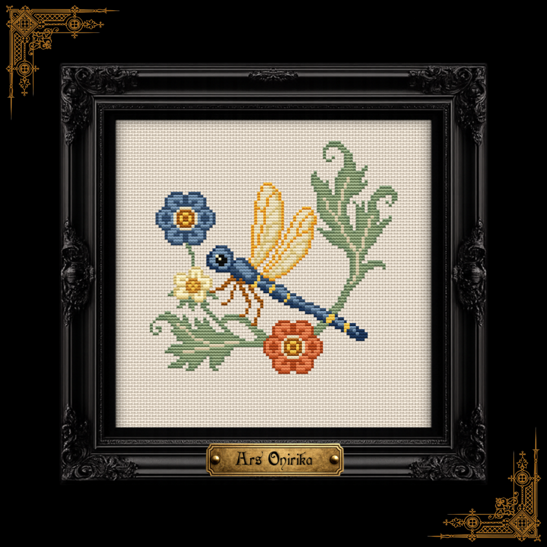 Arts & Crafts Mini Cross Stitch Pattern Bundle Small Tiny Garden