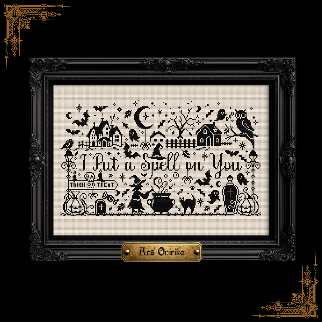 I Put a Spell on You - Cross Stitch Pattern