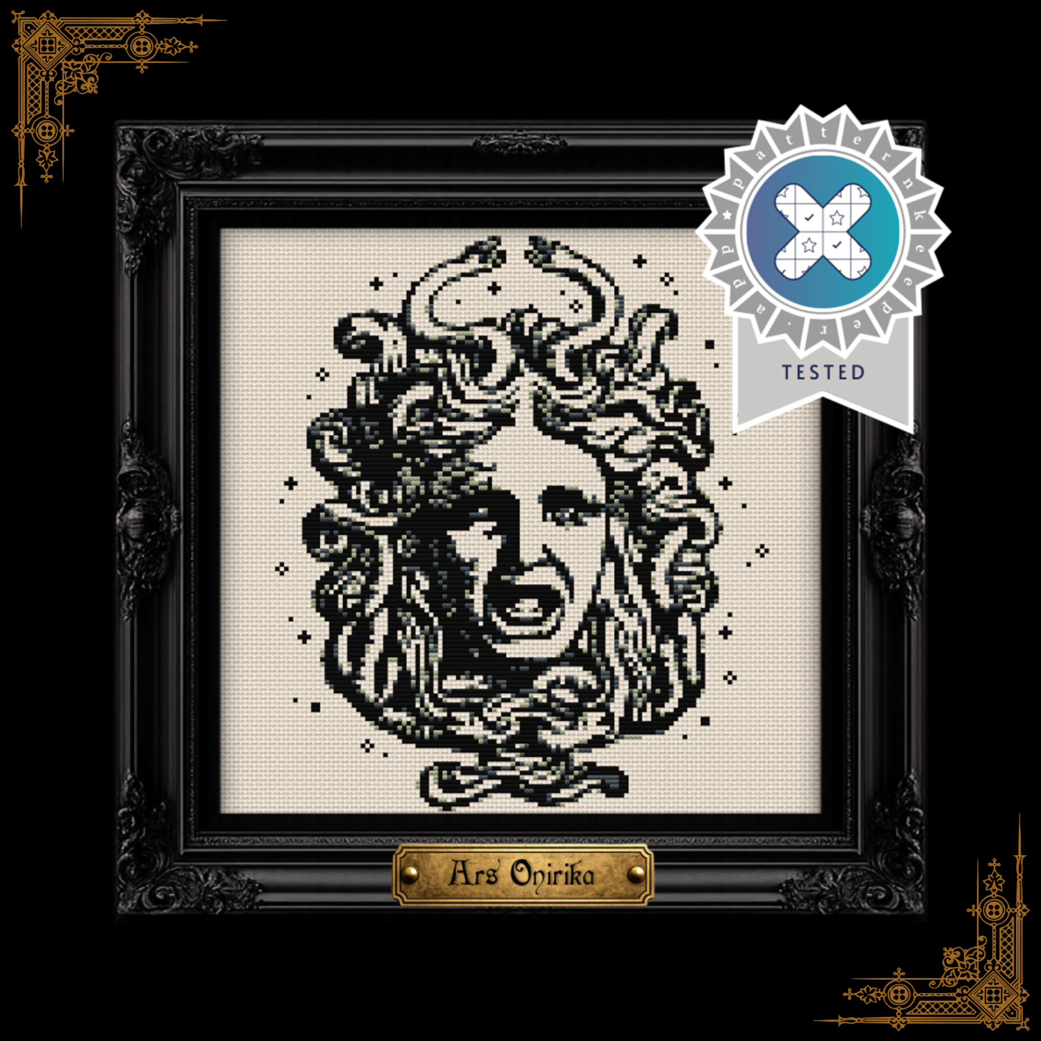 Medusa - Cross Stitch Pattern