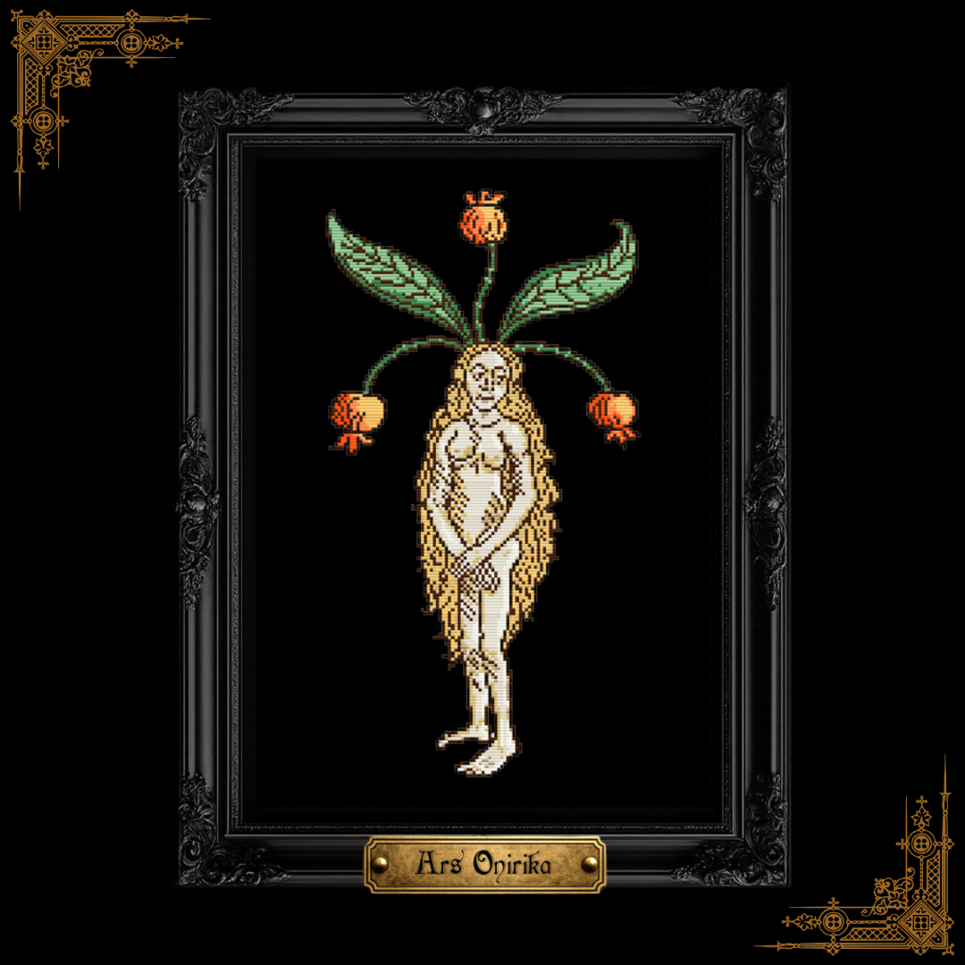 Female Mandrake Root - Cross Stitch Pattern