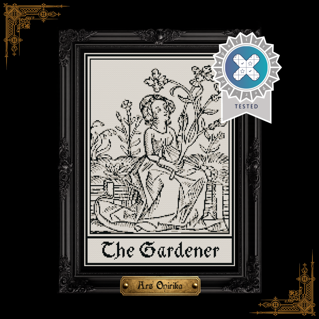 Medieval Gardener - Cross Stitch Pattern