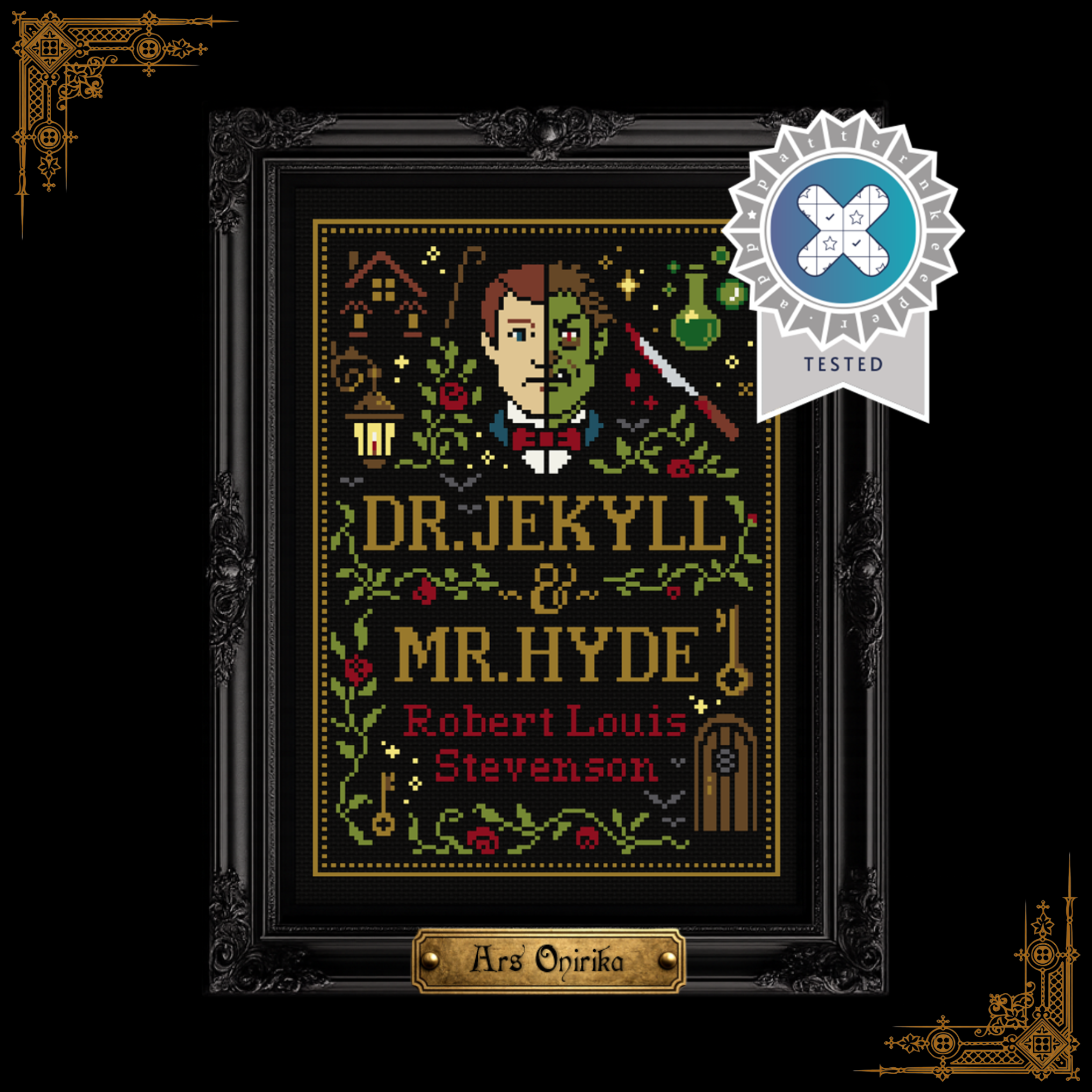 Dr. Jekyll and Mr. Hyde - Cross Stitch Pattern