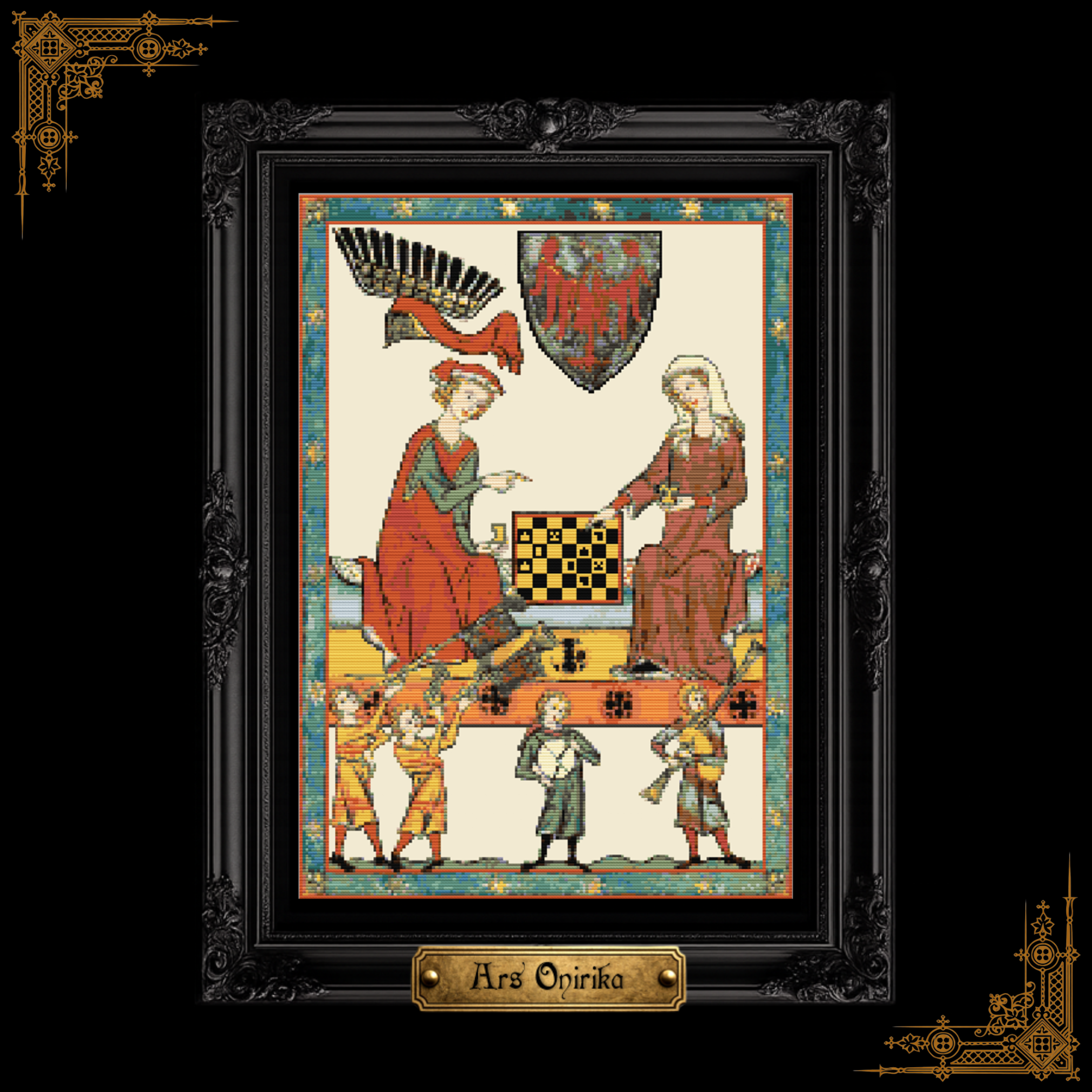 𝐌𝐄𝐃𝐈𝐄𝐕𝐀𝐋 𝐂𝐎𝐃𝐄𝐗 (𝐈𝐈𝐈) – 𝐂𝐎𝐃𝐄𝐗 𝐌𝐀𝐍𝐄𝐒𝐄 𝐂𝐫𝐨𝐬𝐬 𝐒𝐭𝐢𝐭𝐜𝐡 𝐏𝐚𝐭𝐭𝐞𝐫𝐧