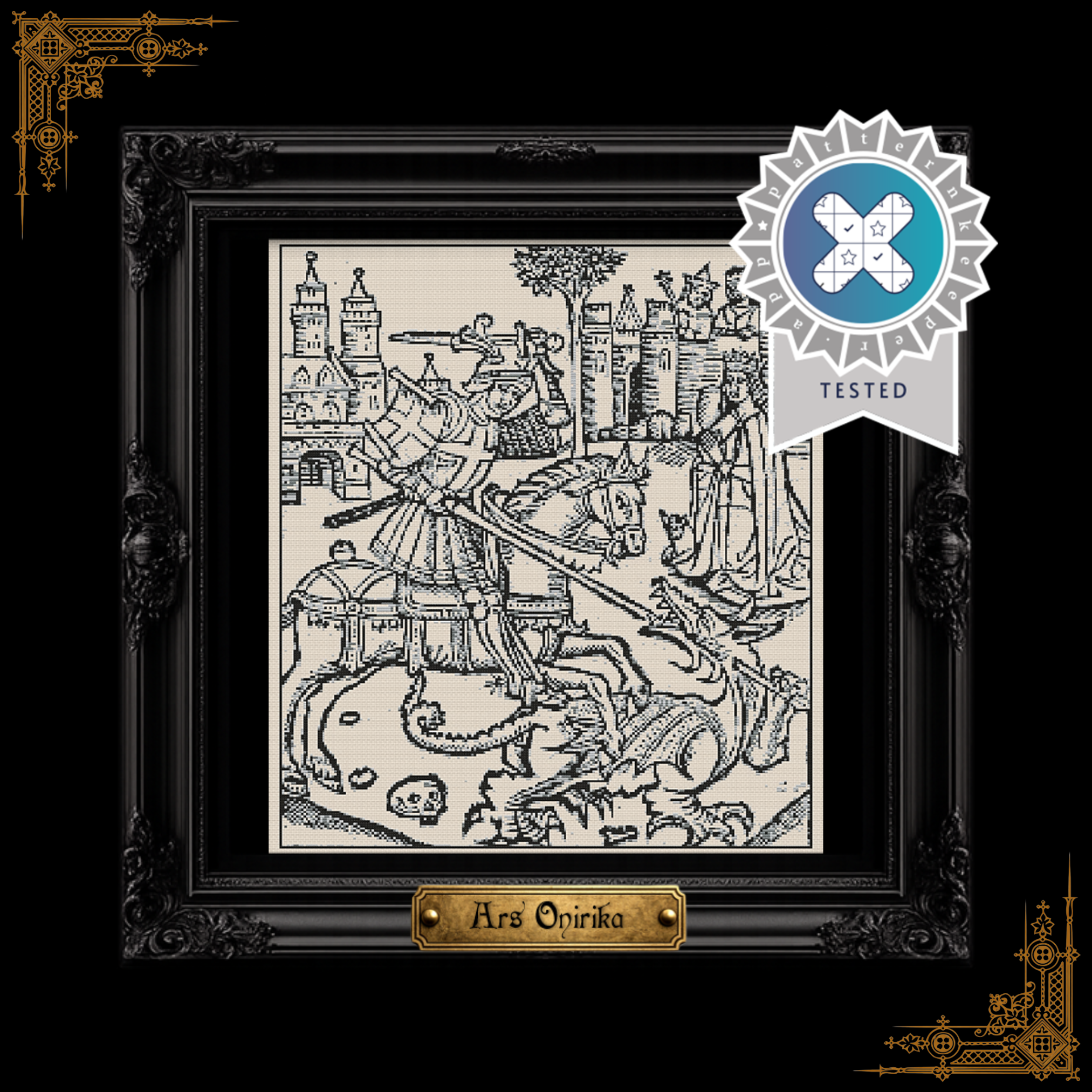 Saint George - Cross Stitch Pattern