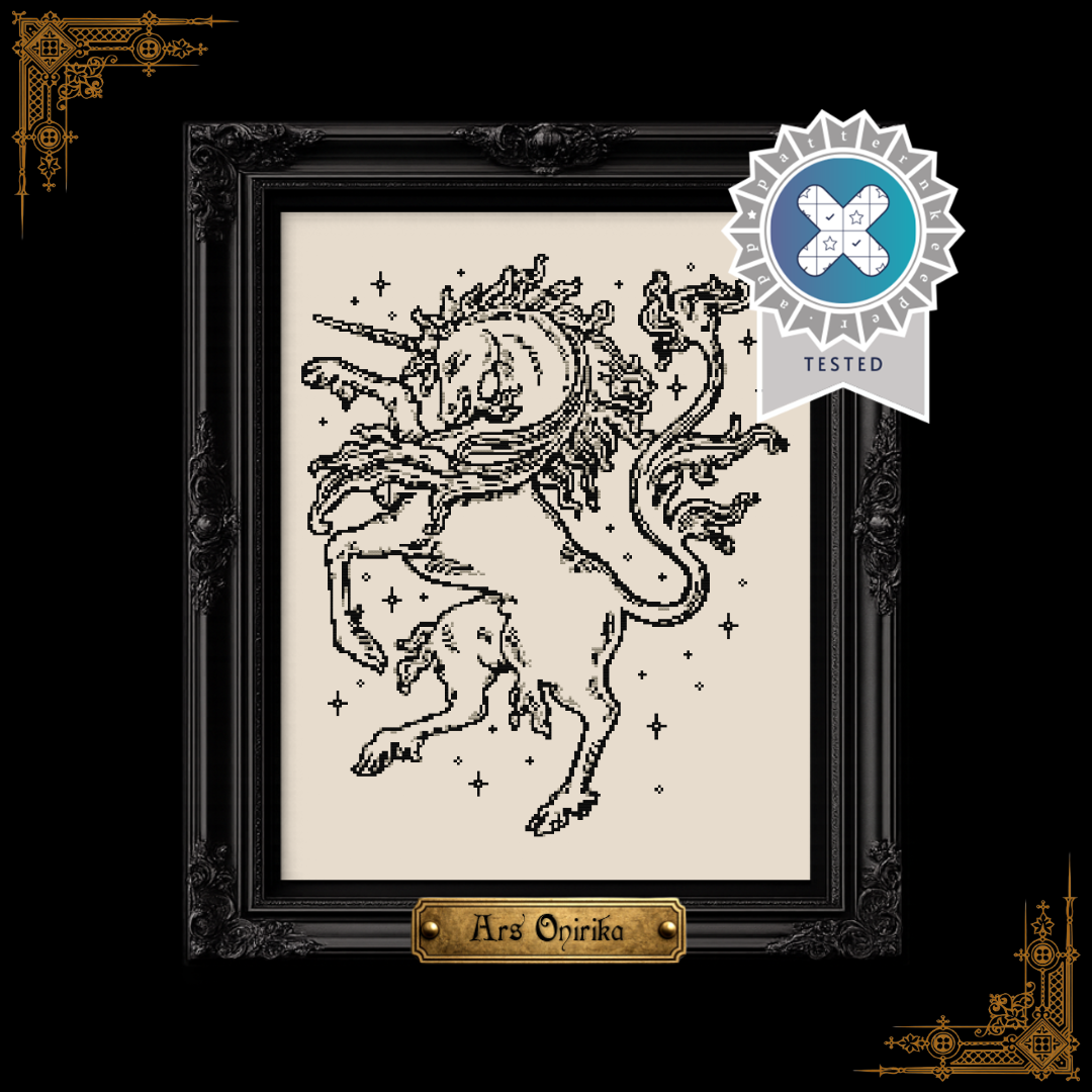 Medieval Unicorn - Cross Stitch Pattern