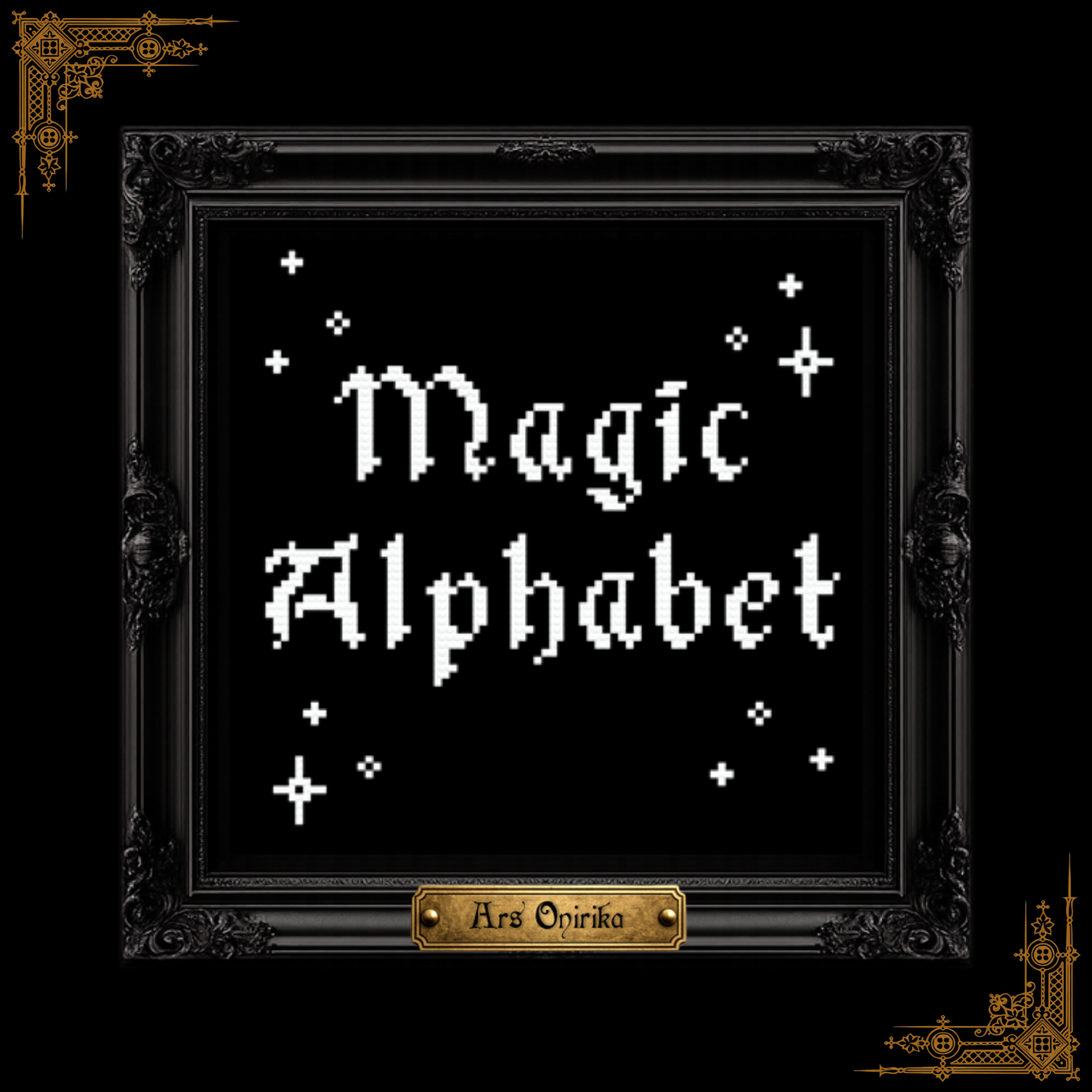Magic Alphabet - Cross Stitch Pattern
