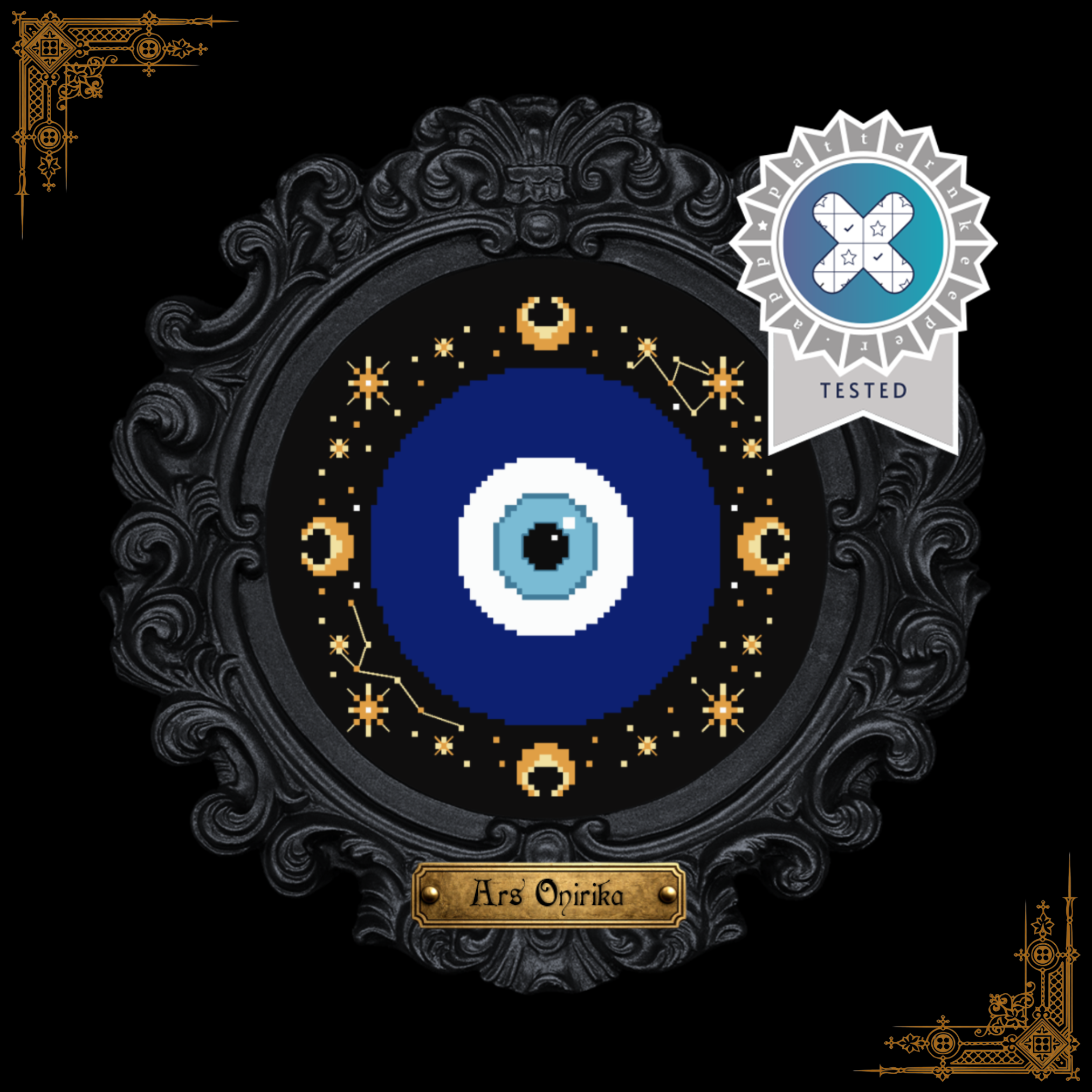 Evil Eye - Cross Stitch Pattern