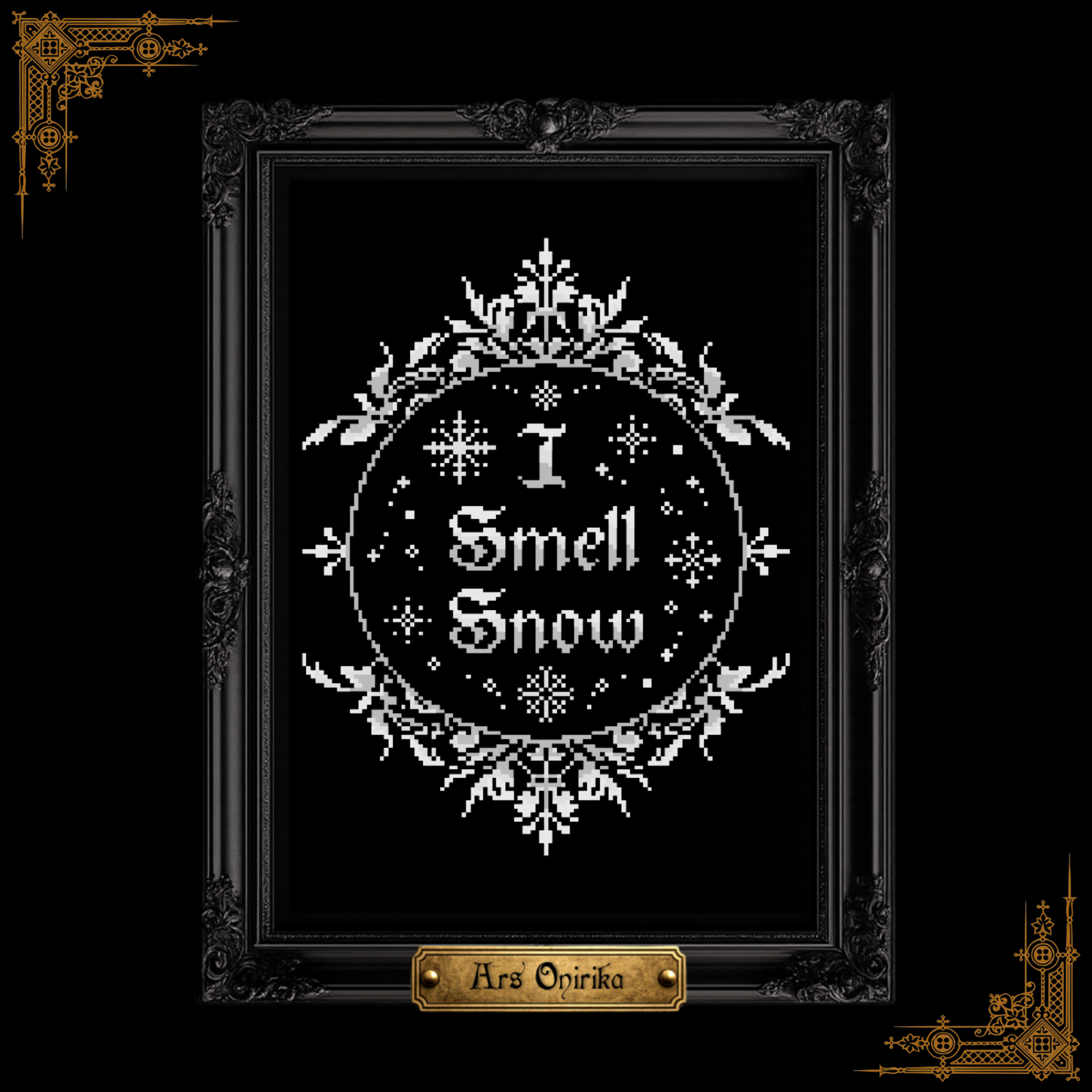 𝐈 𝐒𝐌𝐄𝐋𝐋 𝐒𝐍𝐎𝐖 – 𝐂𝐫𝐨𝐬𝐬 𝐒𝐭𝐢𝐭𝐜𝐡 𝐏𝐚𝐭𝐭𝐞𝐫𝐧