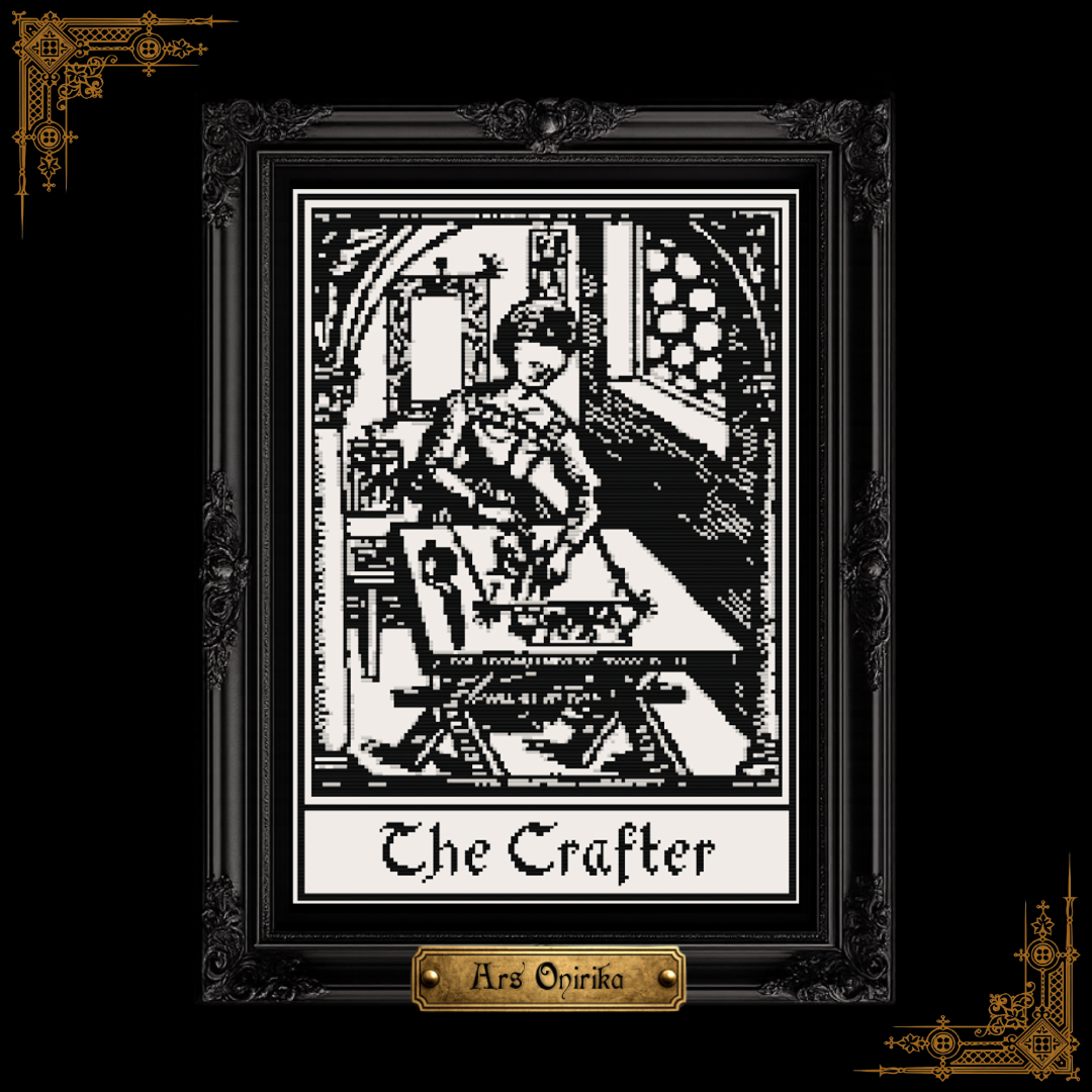 𝐌𝐄𝐃𝐈𝐄𝐕𝐀𝐋 𝐂𝐑𝐀𝐅𝐓𝐄𝐑 𝐖𝐎𝐌𝐀𝐍 – 𝐂𝐫𝐨𝐬𝐬 𝐒𝐭𝐢𝐭𝐜𝐡 𝐏𝐚𝐭𝐭𝐞𝐫𝐧