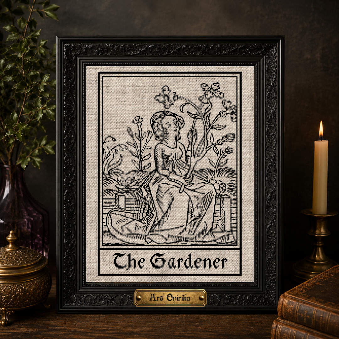 Medieval Gardener - Cross Stitch Pattern