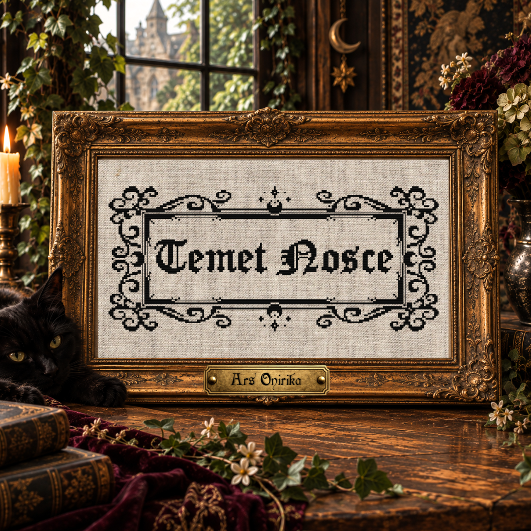 Temet Nosce - Cross Stitch Pattern