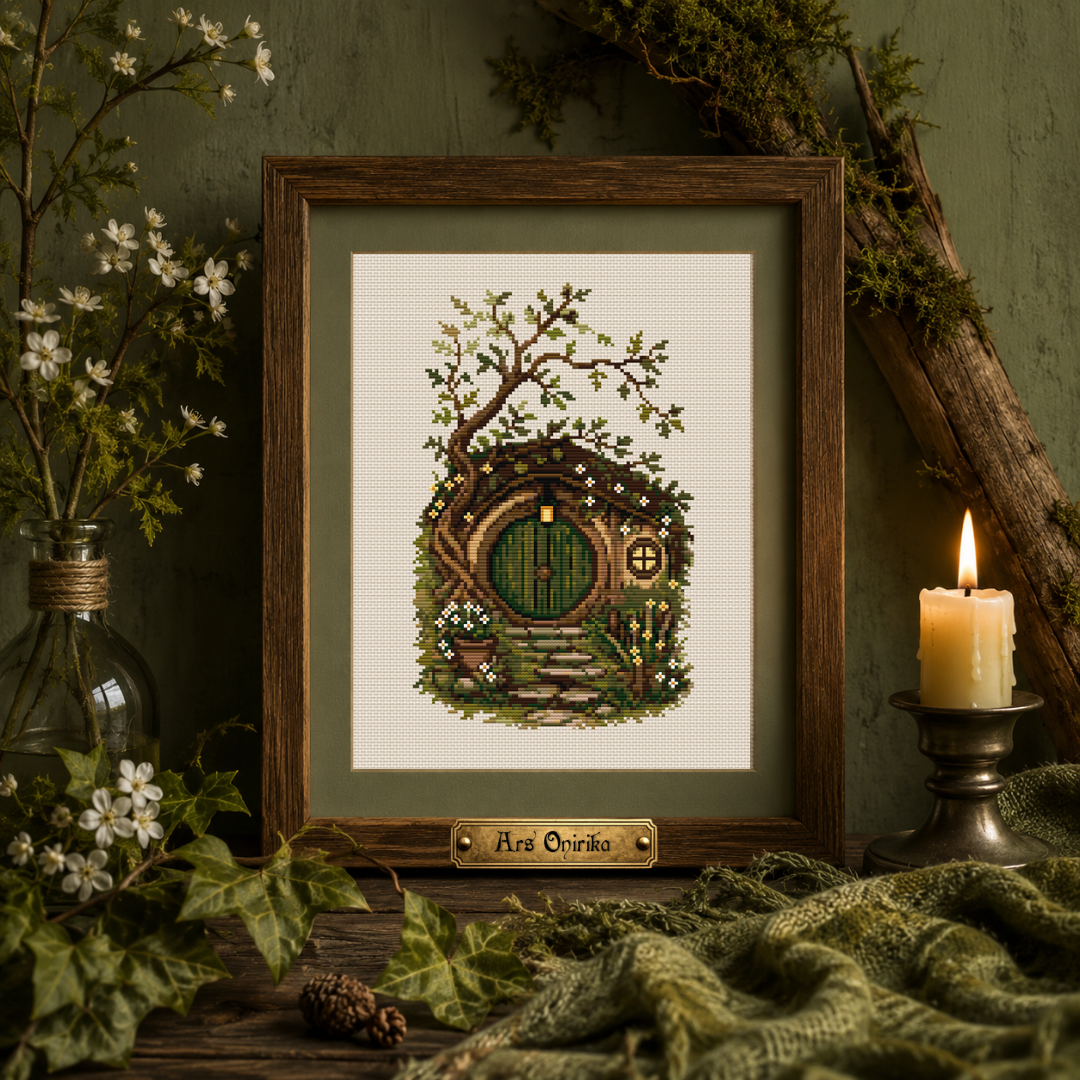 Hobbit Door - Cross Stitch Pattern (Copia)