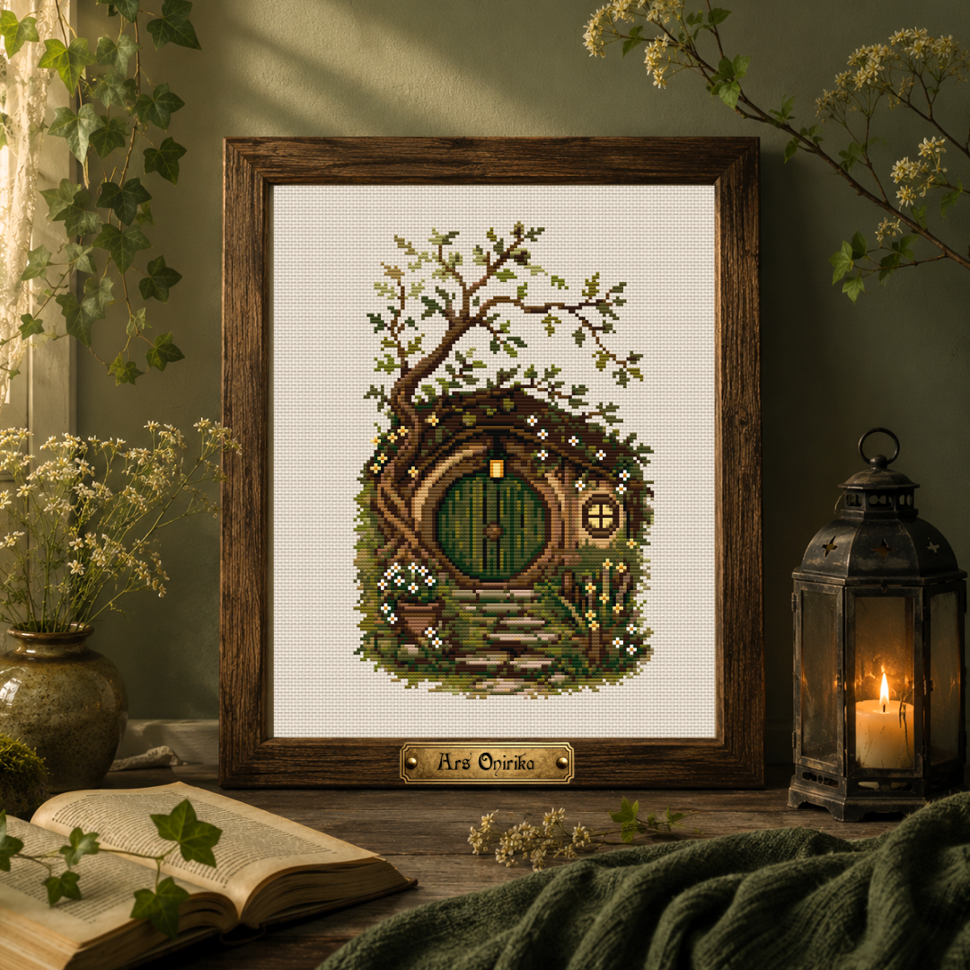 Hobbit Door - Cross Stitch Pattern (Copia)