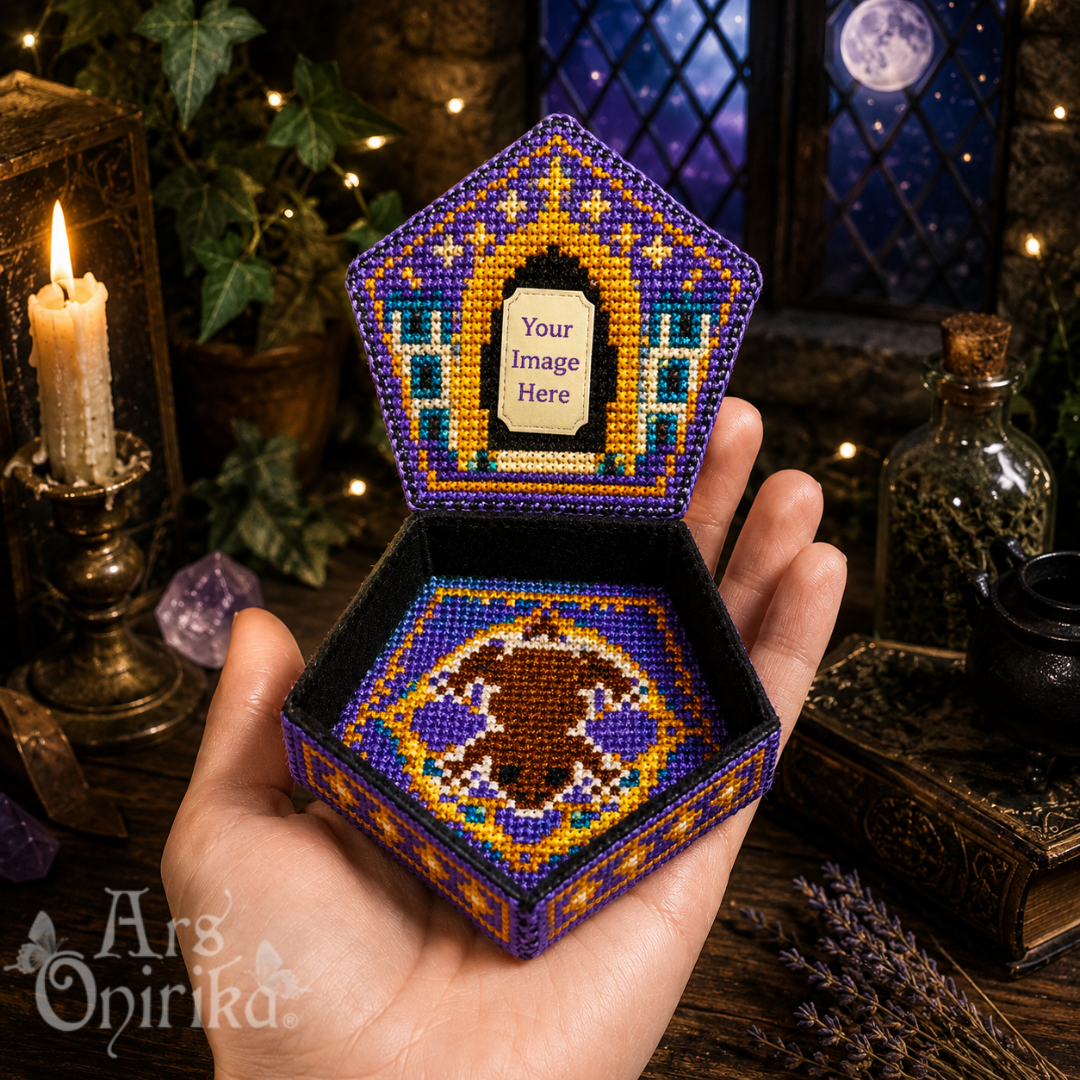 Chocolate Frog Box - Cross Stitch Pattern