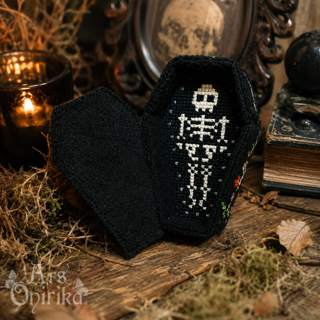 3D Coffin - Cross Stitch Pattern