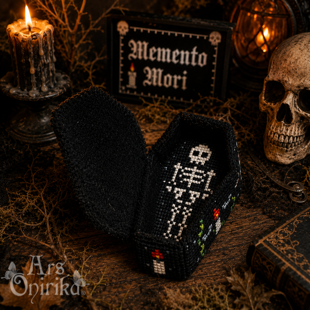 3D Coffin - Cross Stitch Pattern