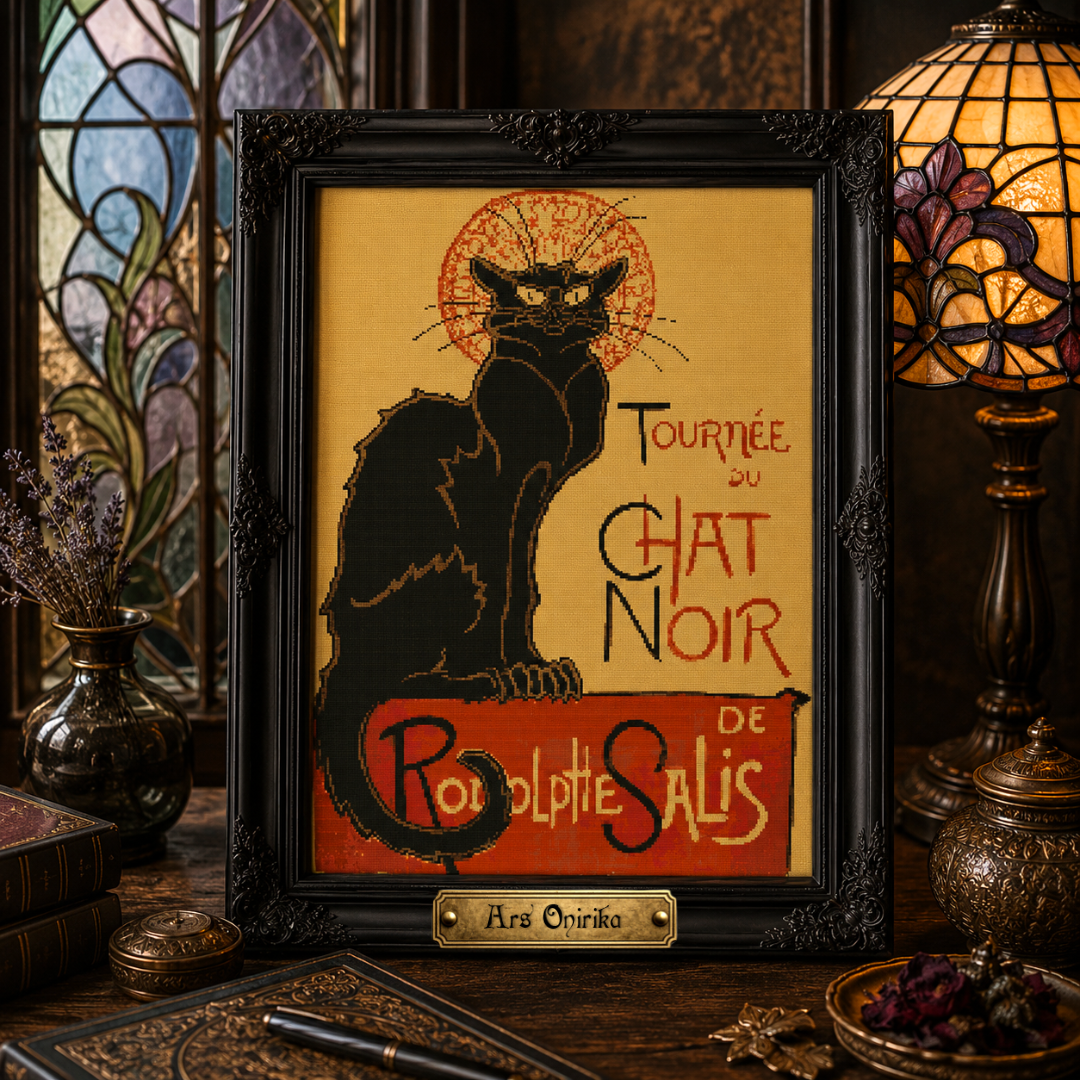 Le Chat Noir - Cross Stitch Pattern