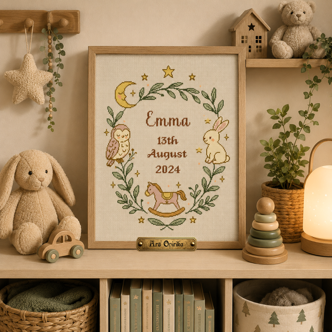 Moonlight Nursery - Cross Stitch Pattern