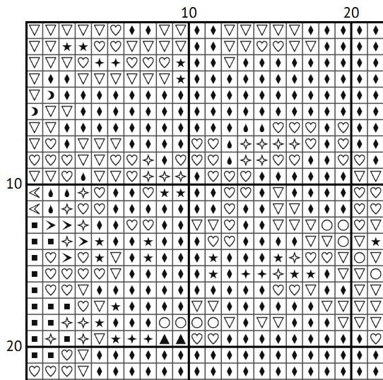 Freya's Tears Cross Stitch Pattern (PDF) - ADVANCED LEVEL