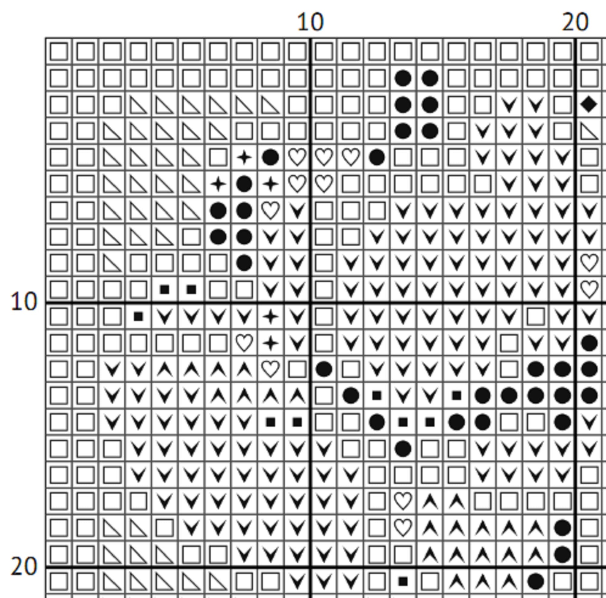 The Girl and the Cat – Stained Glass Cross Stitch Pattern - INTERMEDIATE LEVEL