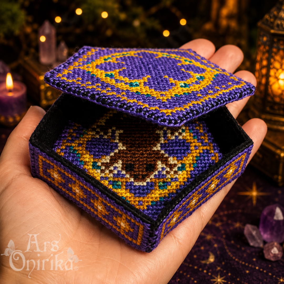 Chocolate Frog Box - Cross Stitch Pattern