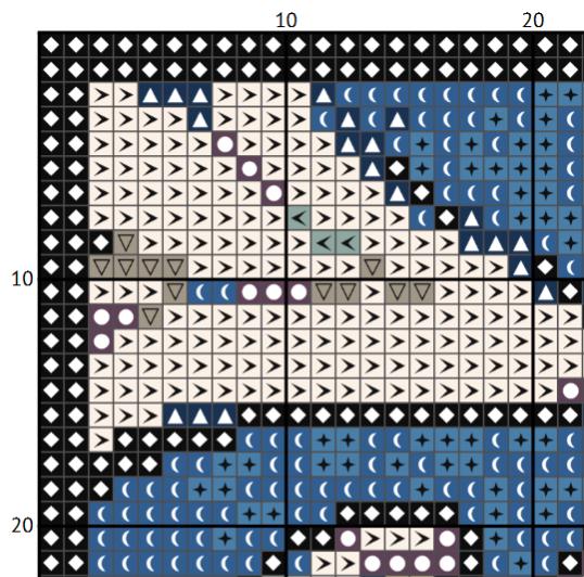 Art Nouveau Woman Cross Stitch Pattern (PDF) - Belle Époque Embroidery - INTERMEDIATE LEVEL