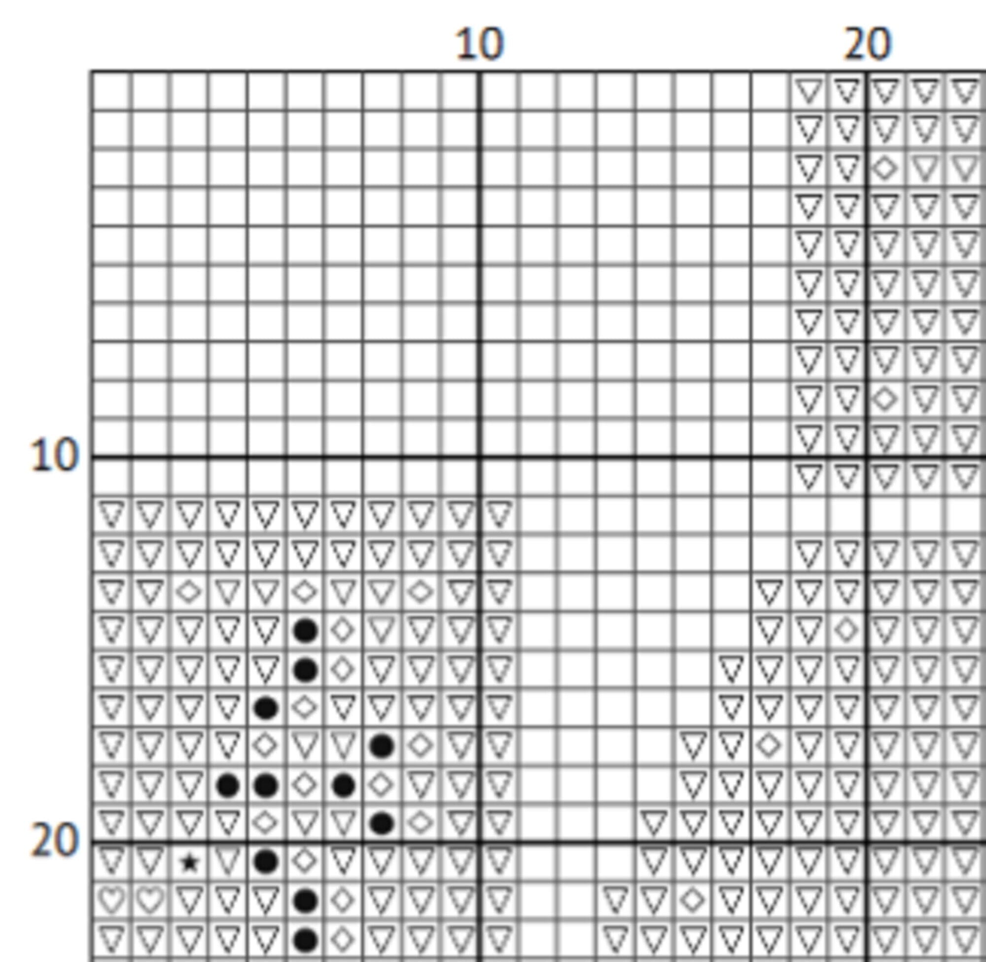 3D Coffin - Cross Stitch Pattern