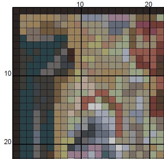 Christine de Pizan Cross Stitch Pattern - Medieval Art (PDF) - ADVANCED LEVEL