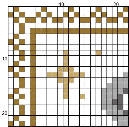 Sherlock Holmes - Cross Stitch Pattern (PDF) - INTERMEDIATE LEVEL
