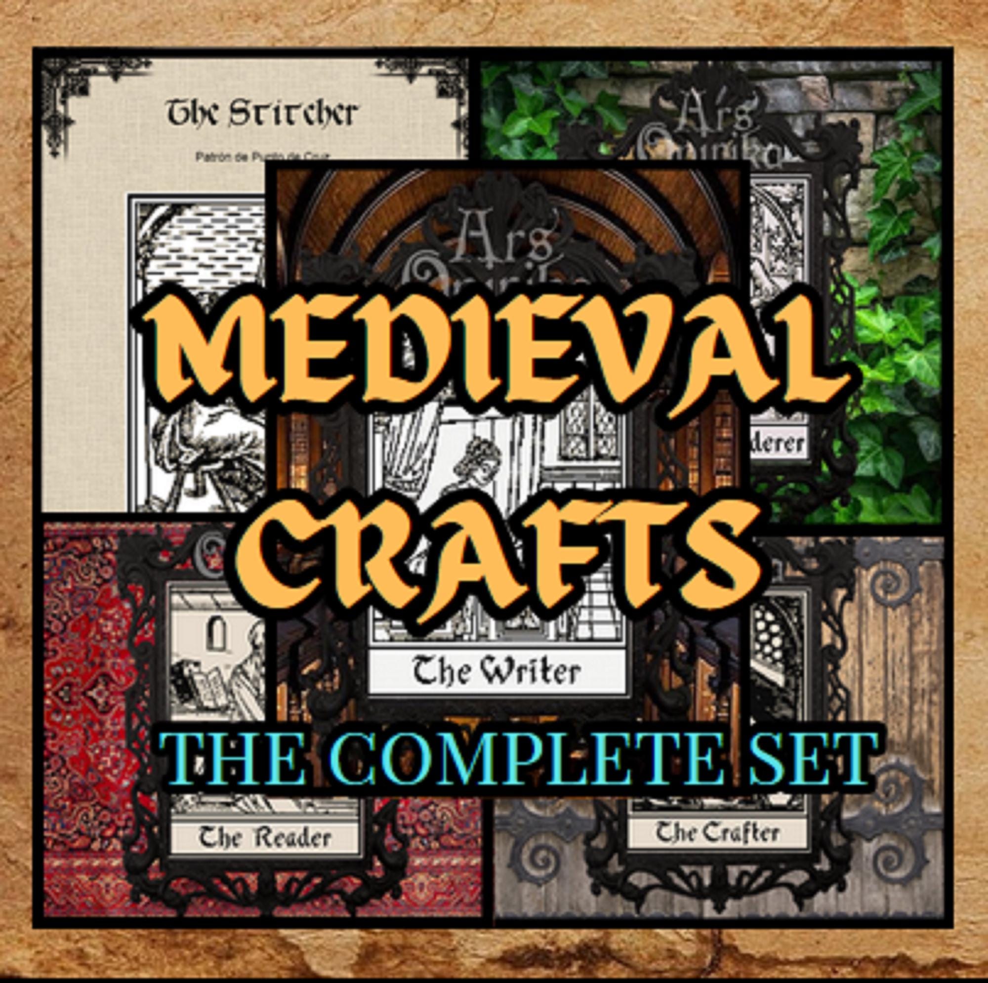 Medieval Women Cross Stitch Pattern BUNDLE (PDF)