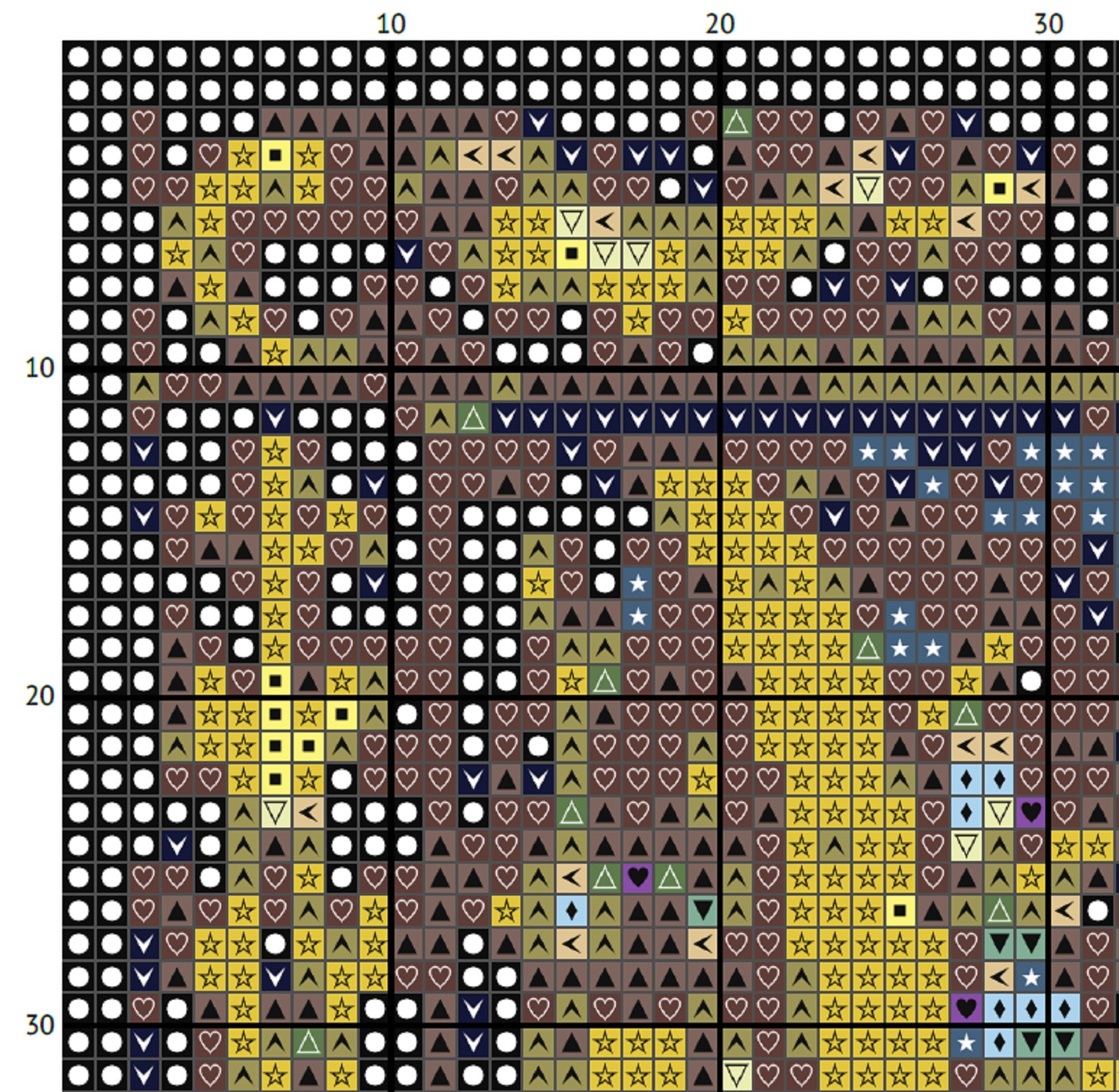 Flammarion Universe - Cross Stitch Pattern