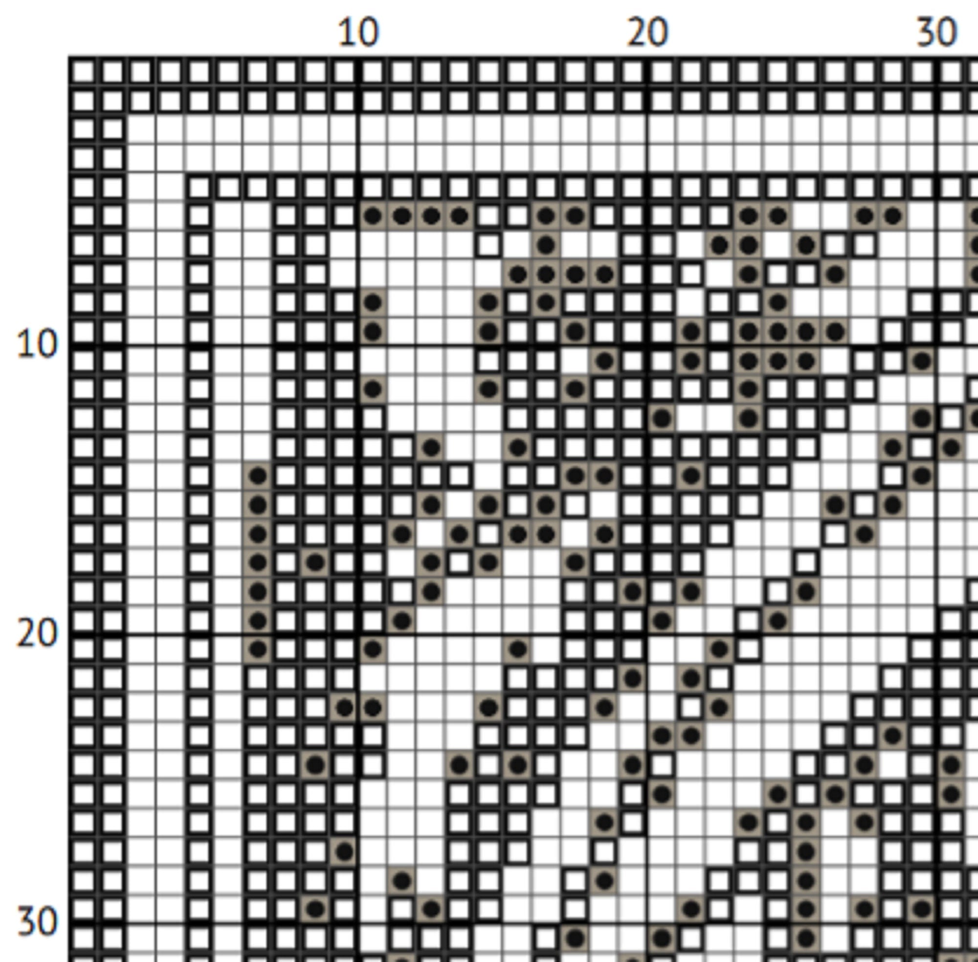 Medieval Embroiderer - Cross Stitch Pattern