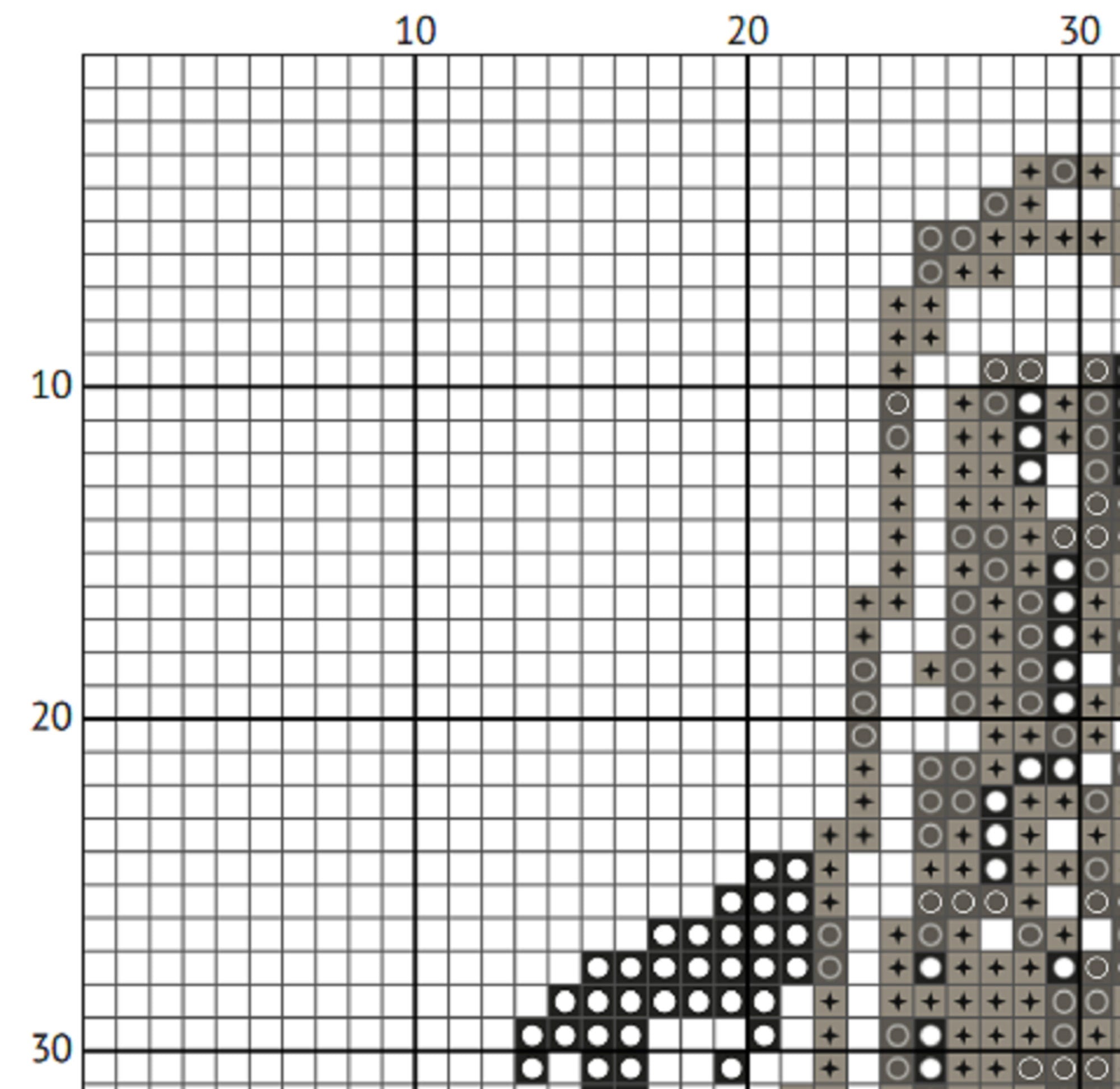 Magic Mirror Cross Stitch Pattern – Dark Academia Wizard Embroidery (PDF) - INTERMEDIATE LEVEL