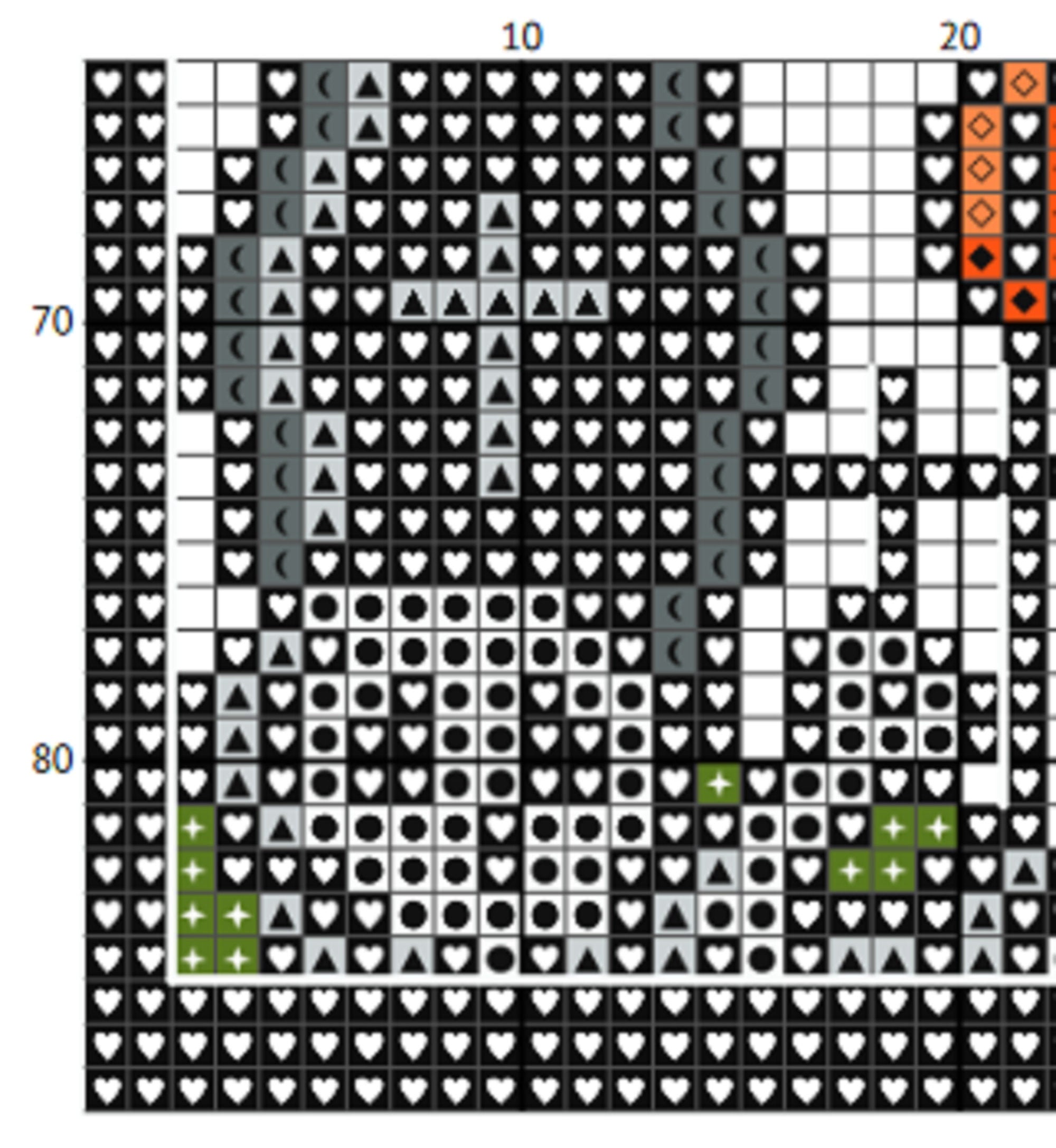Halloween Crypt Cross Stitch Pattern (PDF) – Spooky, Gothic - EASY LEVEL