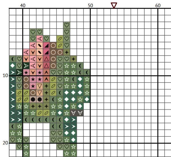 Vintage Rose Cross Stitch Pattern (PDF) – Botanical Floral Design - INTERMEDIATE LEVEL