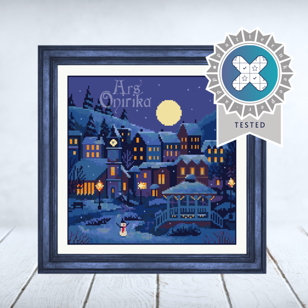 Cozy Winter Cross Stitch Pattern - Christmas Sampler (PDF) - INTERMEDIATE LEVEL