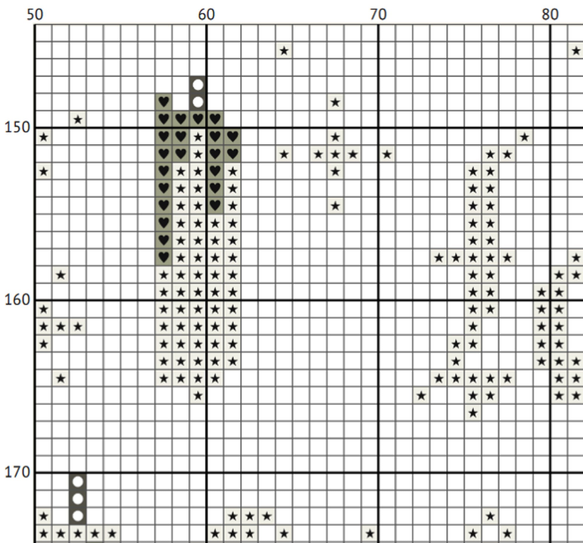 Magic Erised Mirror Wizard Quote Cross Stitch Pattern (PDF) - INTERMEDIATE LEVEL