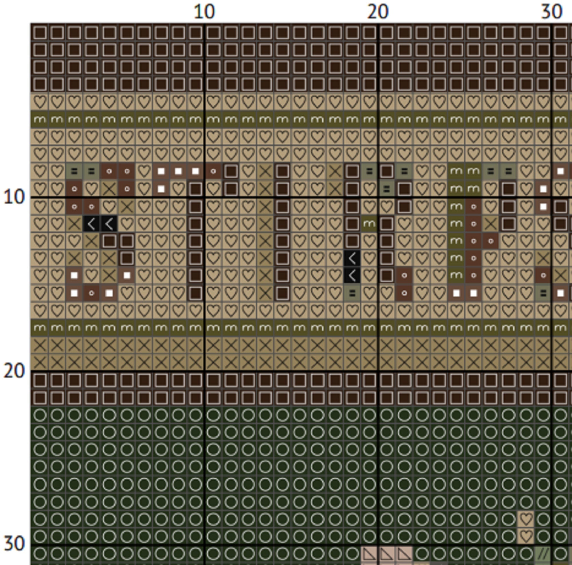 Black House Family Tree Cross Stitch Pattern – Wizarding World (PDF) - ADVANCED LEVEL